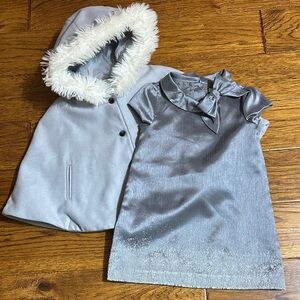 Janie and Jack Silver Kids Matching Set